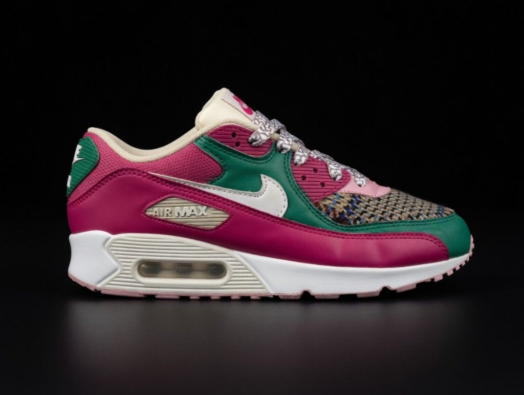 Custom Nike Airmax 90(1/1)maat40, Kleding | Dames, Verzenden, Wit, Nike, Sneakers of Gympen