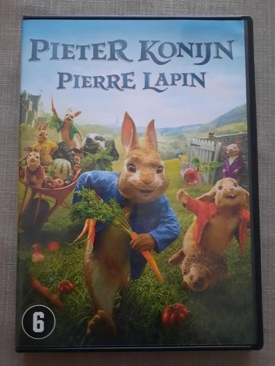 Dvd Pieter Konijn, Alle leeftijden, Ophalen of Verzenden, Zo goed als nieuw