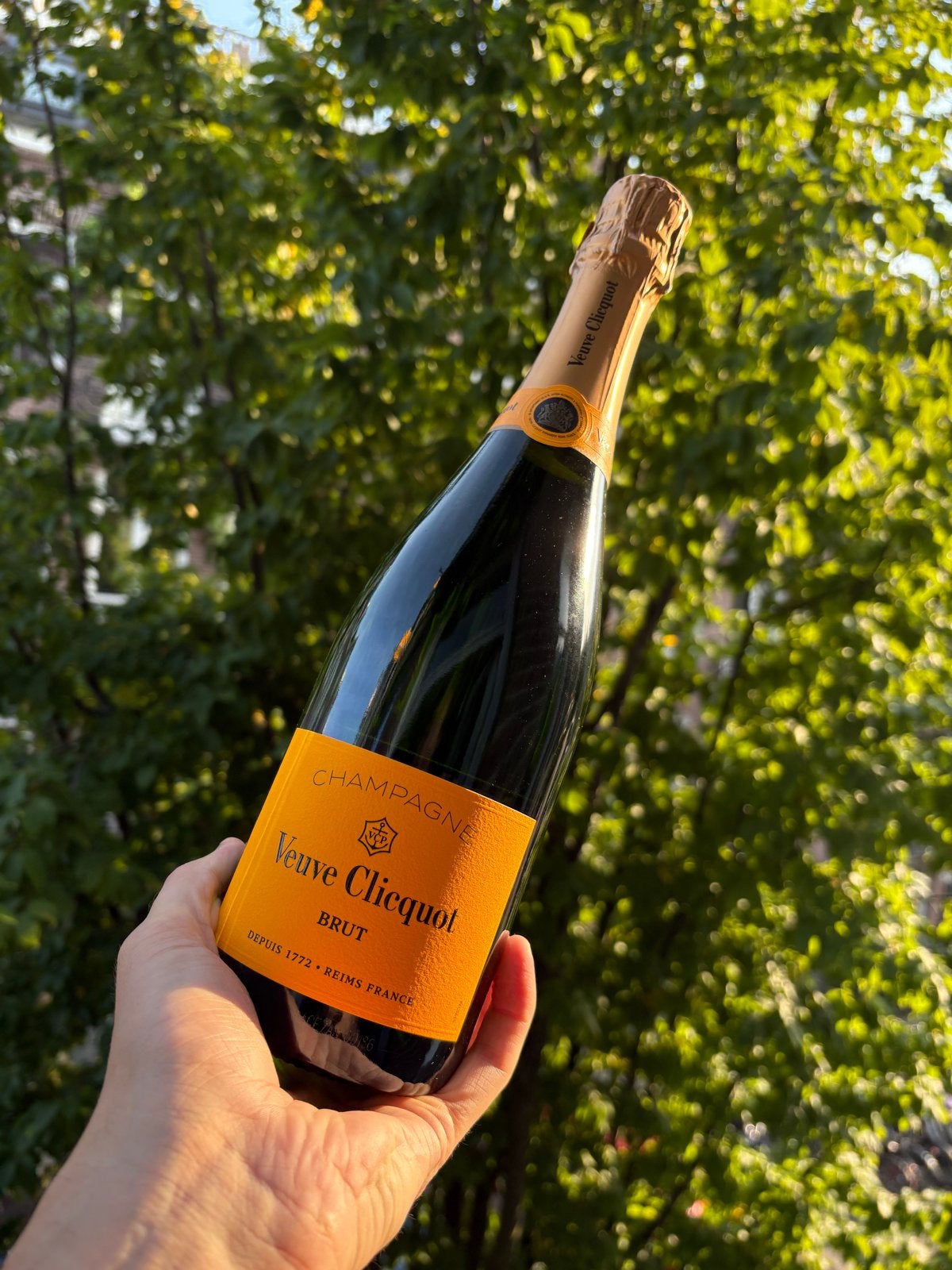 Veuve Clicquot Brut Champagne met geschenkdoos, Ophalen of Verzenden, Nieuw, Frankrijk, Champagne