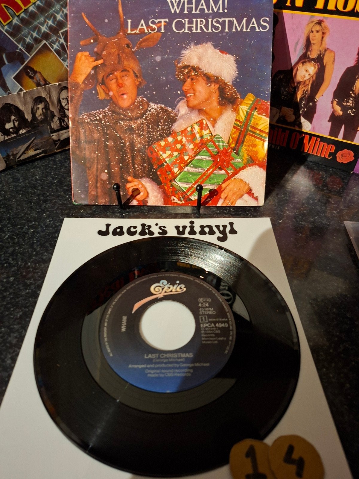 Wham! - Last Christmas 7 inch Single 1984/14, Beschermende buitenhoes, Ophalen of Verzenden, Zo goed als nieuw, 7 inch
