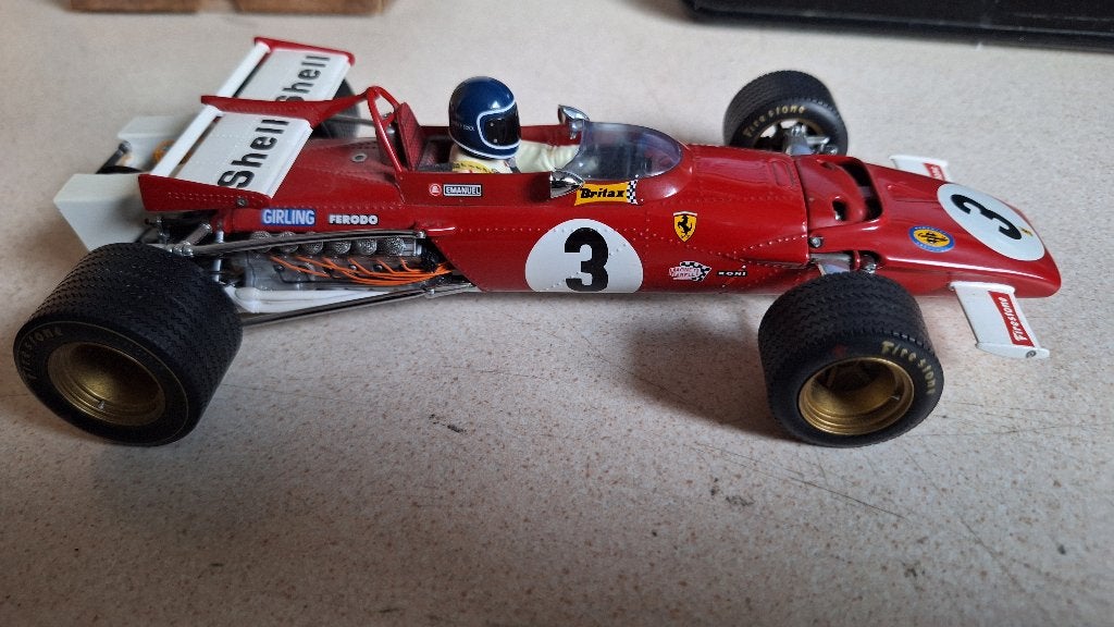 Exoto Ferrari 312 B   jacky Ickx   1/18 !!, Hobby en Vrije tijd, Ophalen of Verzenden, Gebruikt, Auto, Overige merken
