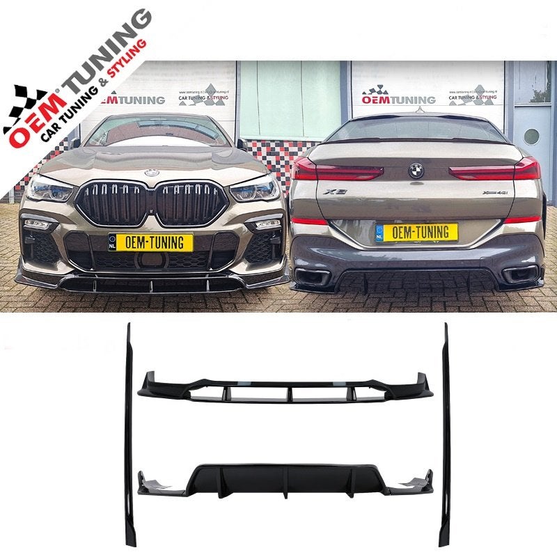 Aero Body Kit Geschikt voor BMW X6 G06| 19–23 | black knight, Auto diversen, Ophalen of Verzenden