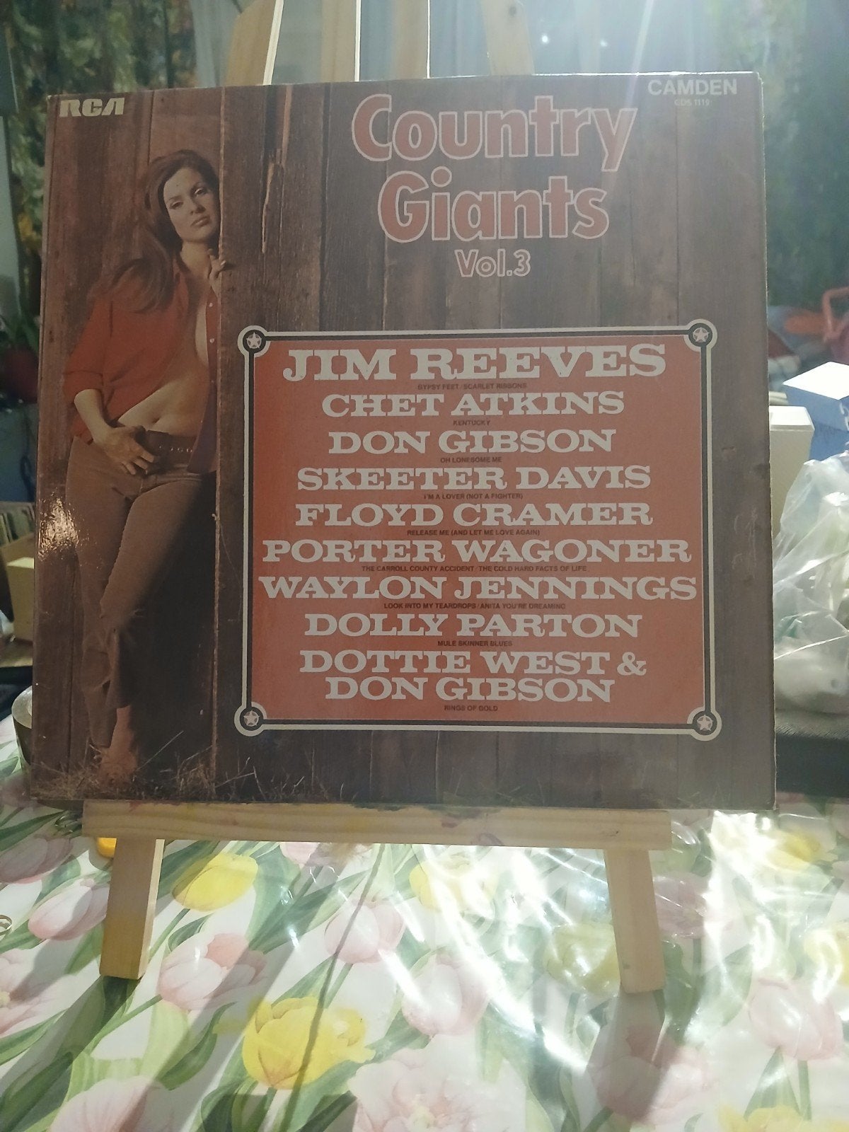 Country Giants Vol.3 LP - Jim Reeves, Dolly Parton e.a., Ophalen of Verzenden, Gebruikt, Country