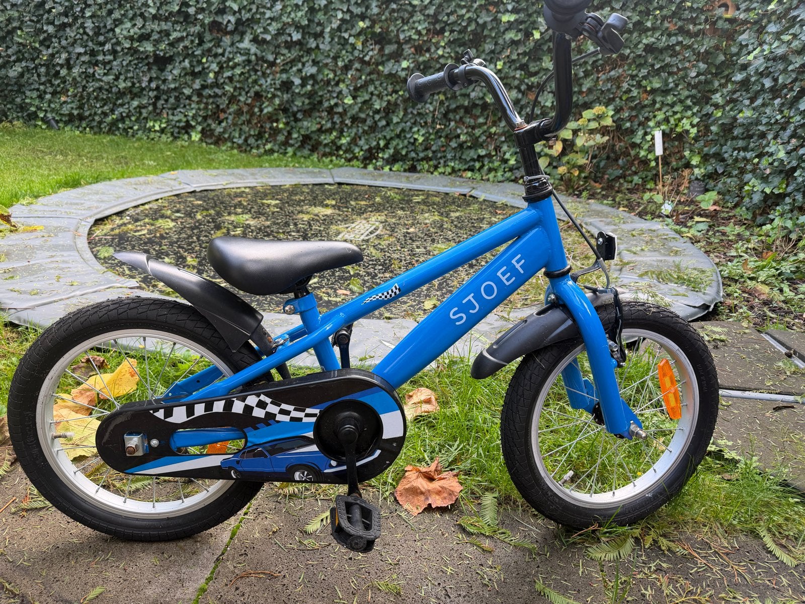 Sjoef kinderfiets 16 inch - Blauw, Ophalen, Gebruikt, 16 tot 20 inch