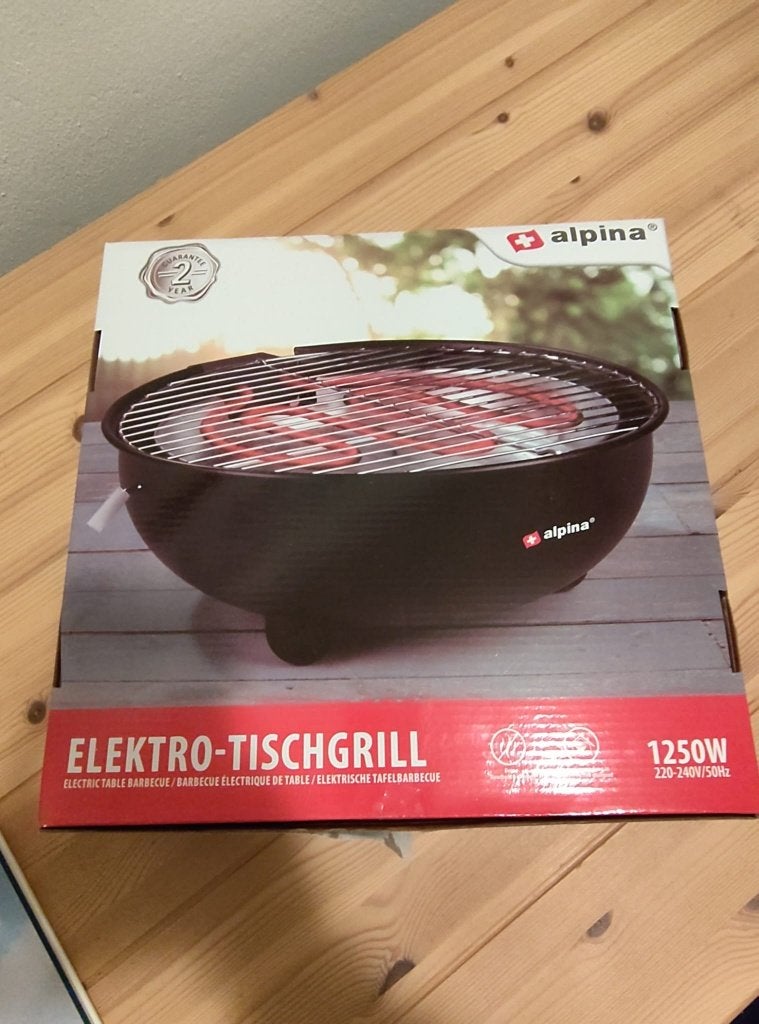 Alpina elektrische tafelgrill, Ophalen, Nieuw, Tafelgrill