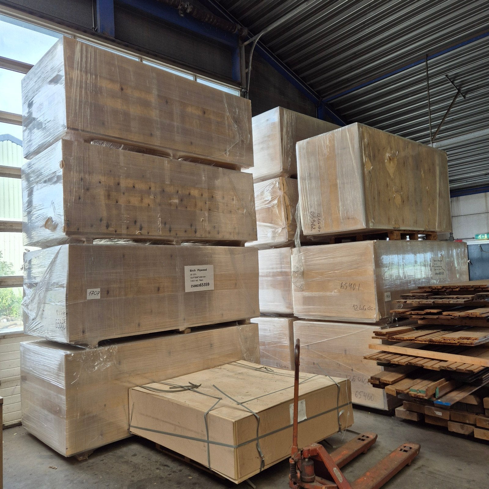 Partij Berken Multiplex 12x2500x1250mm - Nieuw, Doe-het-zelf en Verbouw, Ophalen, Minder dan 25 mm, Overige typen, Nieuw