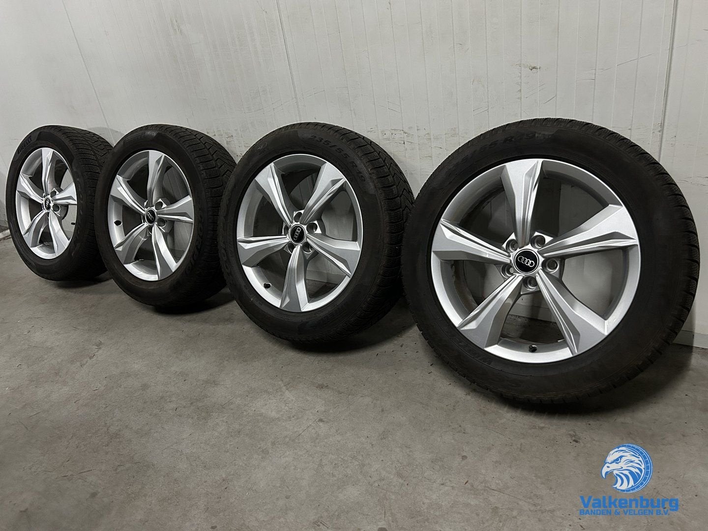 6-7mm! Originele Audi Q5 80A 19 inch rotor velgen 5x112 wint