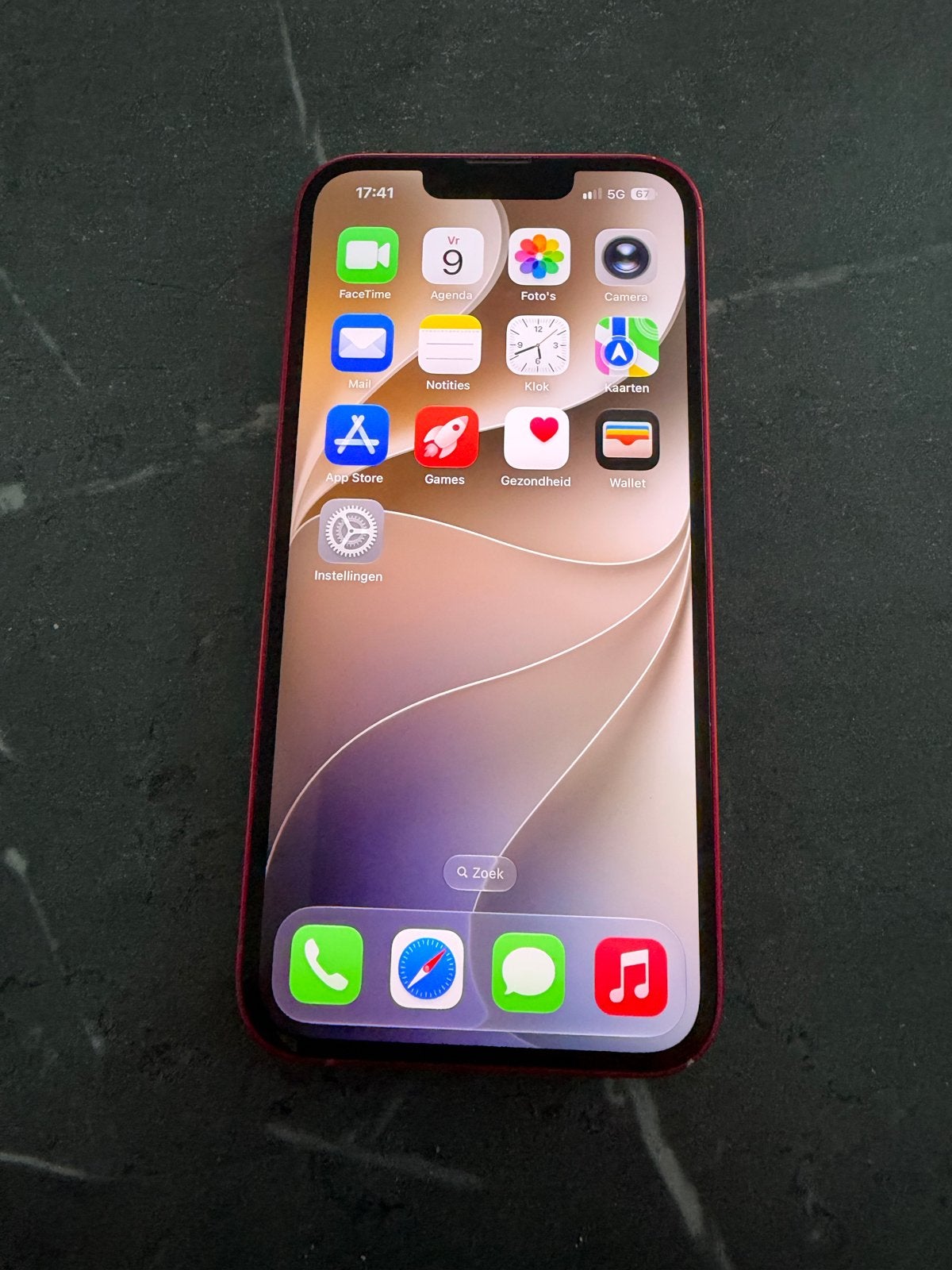 iPhone 13 Product RED 128GB - Goed werkend, IPhone 13, Ophalen of Verzenden, Zonder simlock, 74 %