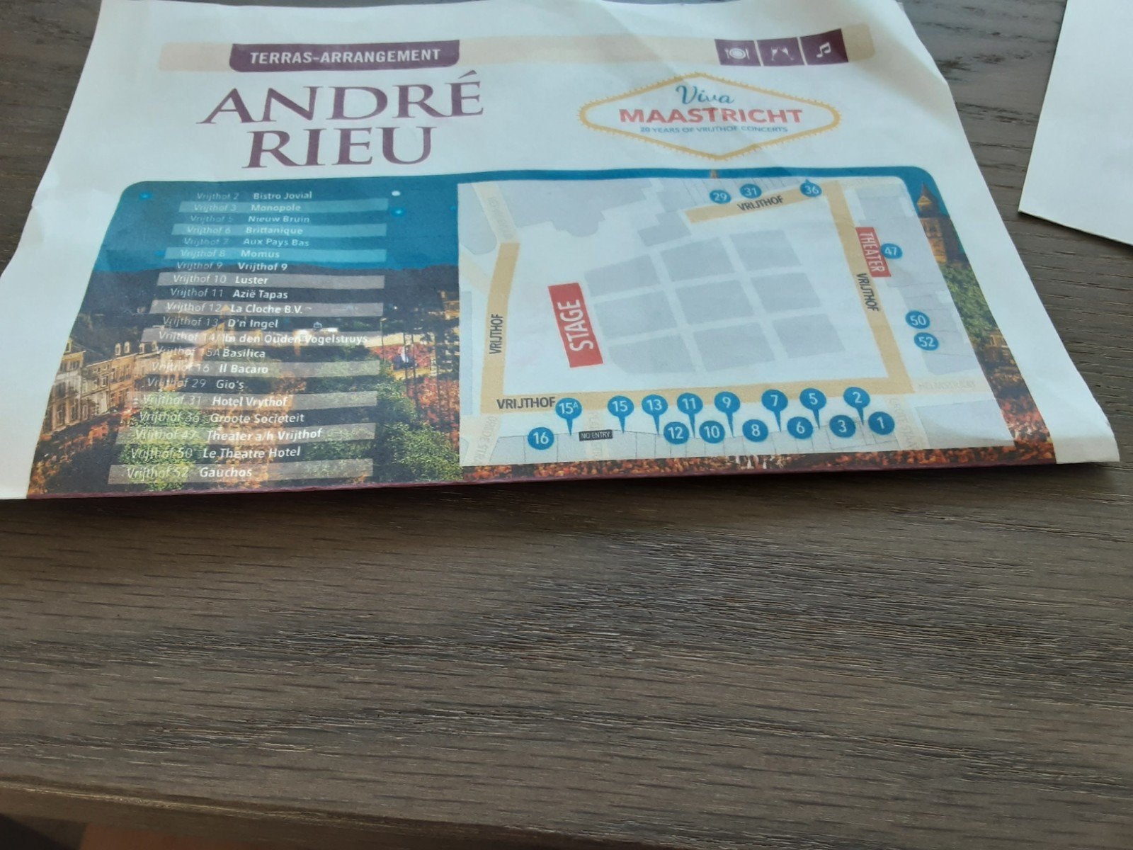 Andre Rieu 17 juli 2026 Terras arrangement, Twee personen, Juli