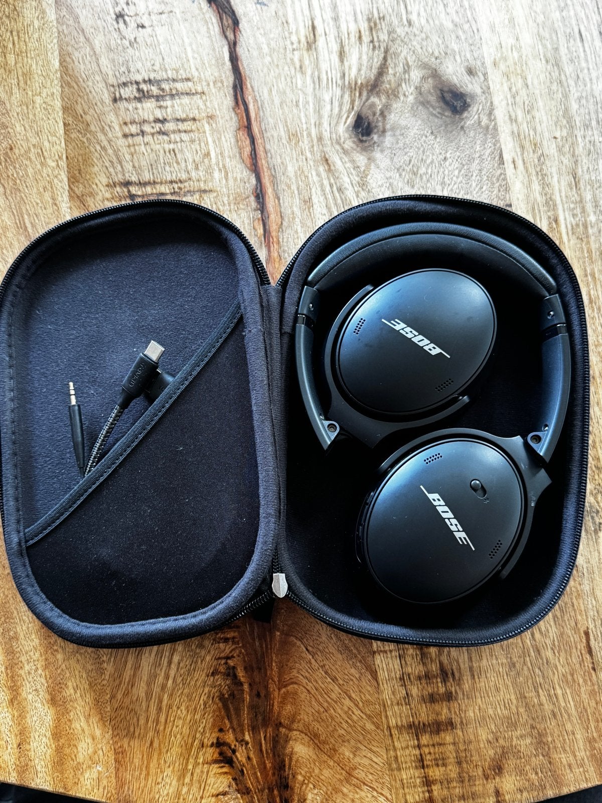 Bose QuietComfort 45 II Noise Cancelling Koptelefoon Zwart, Audio, Tv en Foto, Koptelefoons, Gebruikt, Bluetooth, Ophalen of Verzenden