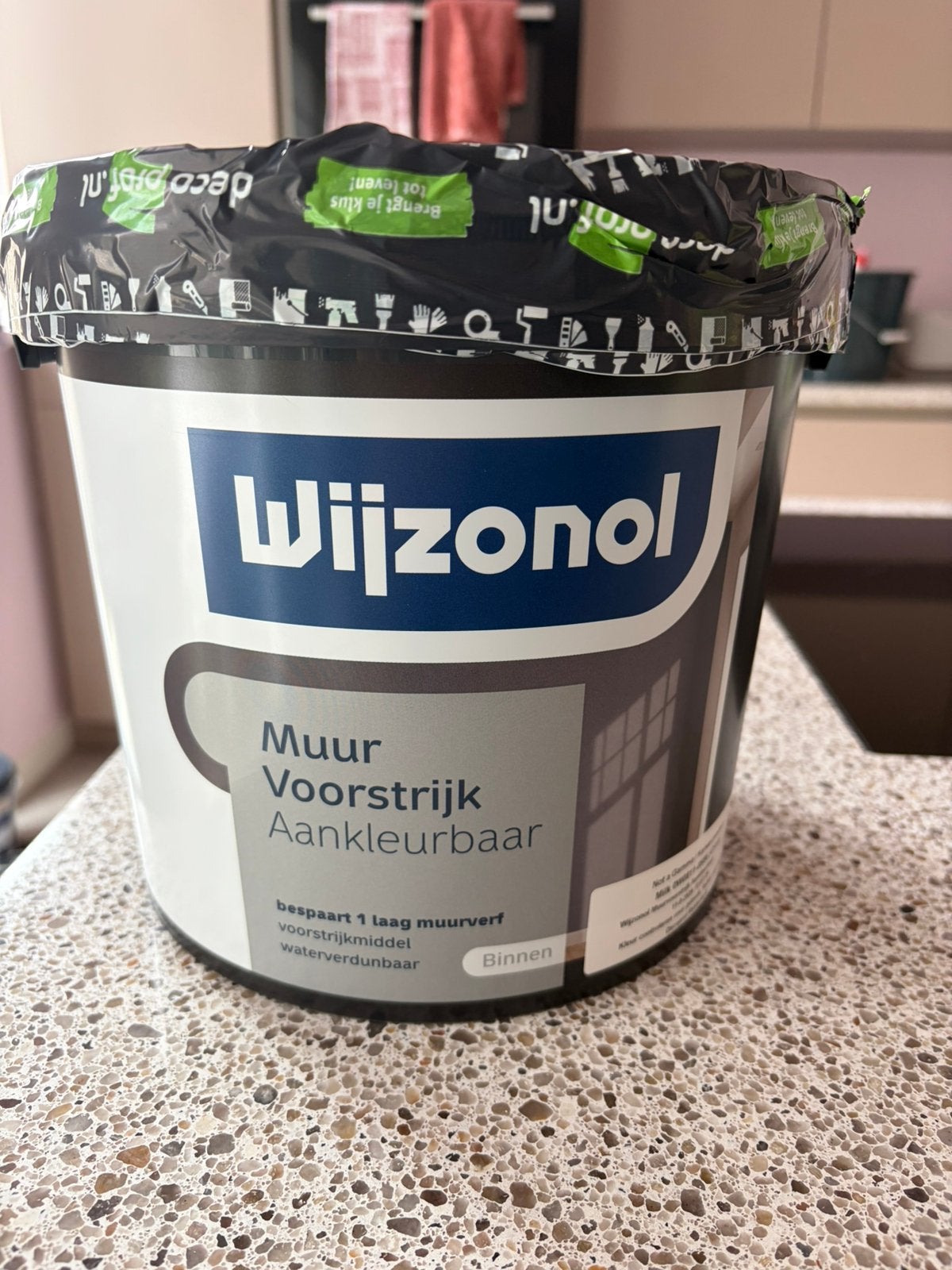 Voorstrijk Wijzonol gebroken wit (Gamma Milk) 10 liter, 10 tot 15 liter, Ophalen, Zo goed als nieuw, Wit