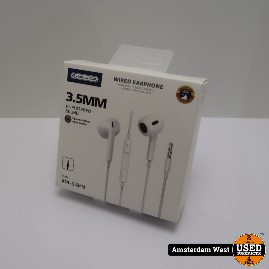 Jellico X14 3.5mm Jack Oordopjes | Nieuw in doos