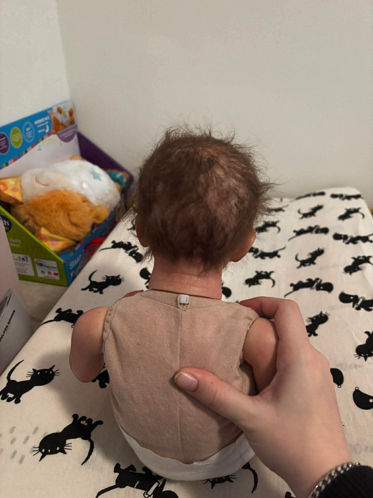 Reborn baby Rylee, Verzamelen, Poppen, Ophalen of Verzenden, Zo goed als nieuw, Pop, Levensecht of Reborn