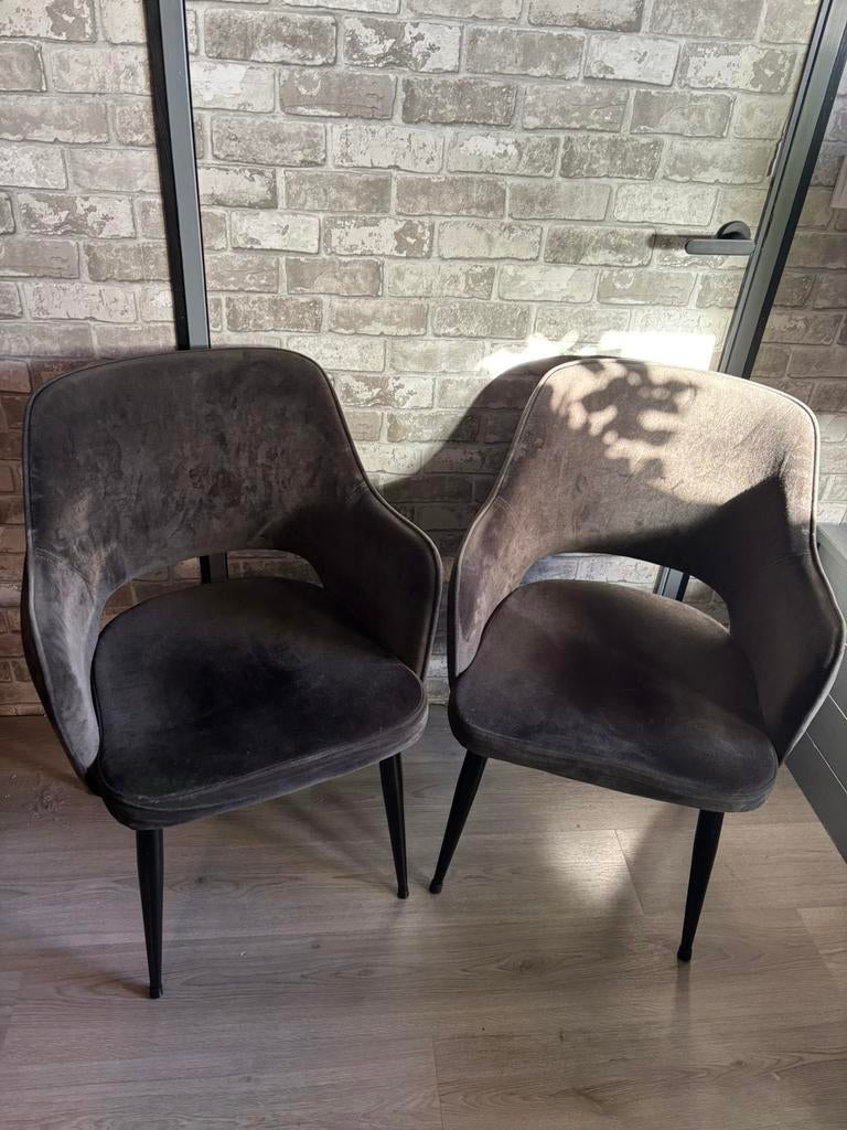 WOOOD Puck eetkamerstoelen, Ophalen, Overige materialen, Twee, Zo goed als nieuw