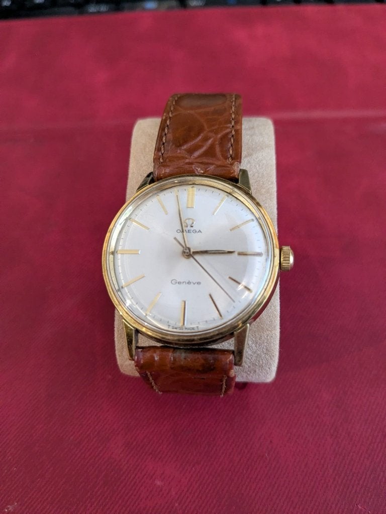 Omega geneve, Staal, Polshorloge, Ophalen of Verzenden, Omega