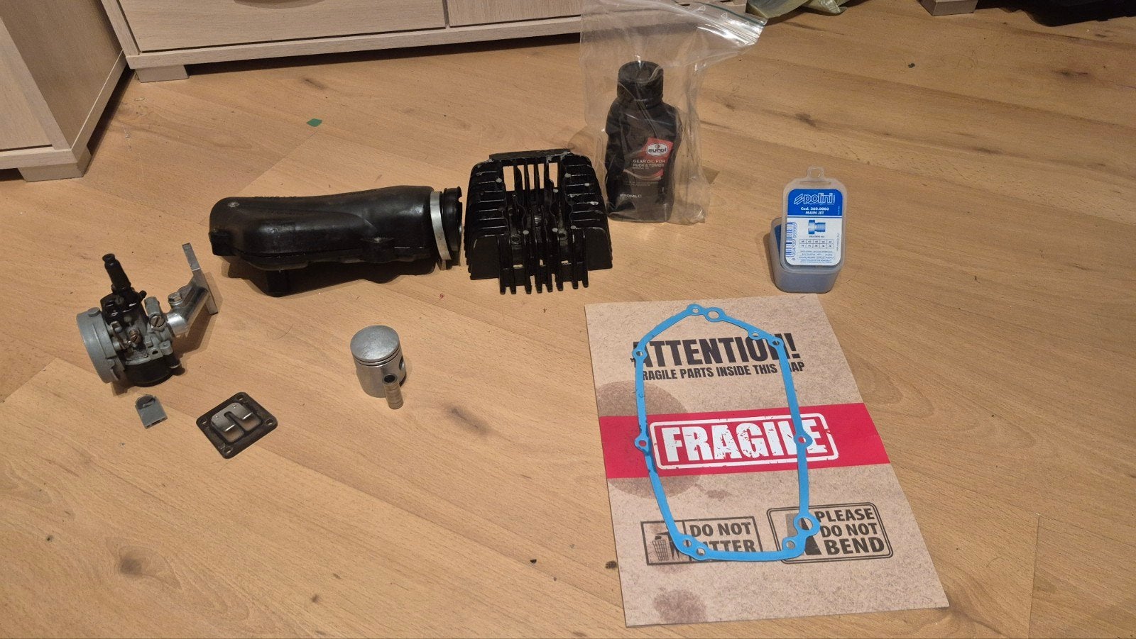 tomos 14/9 carberateur en andere onderdelen, Ophalen, Auto