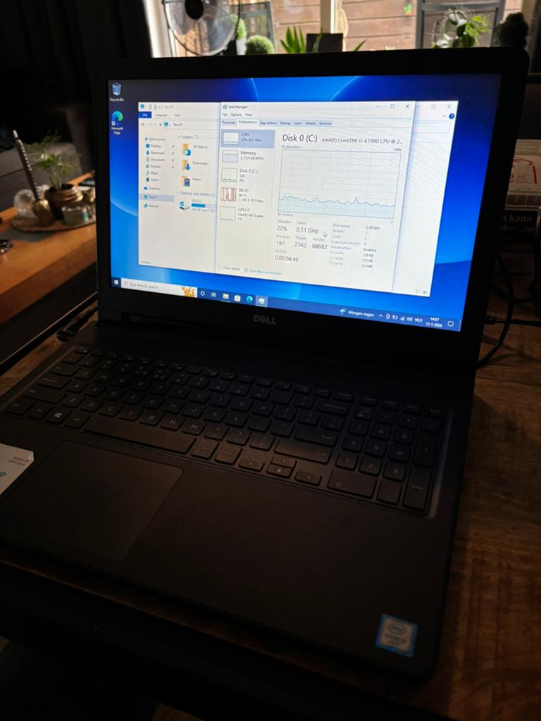 Dell Vostro 15 3000 laptop – SSD – Windows 10 Pro —>>lees, Computers en Software, Windows Laptops, Ophalen, 2 tot 3 Ghz, 15 inch