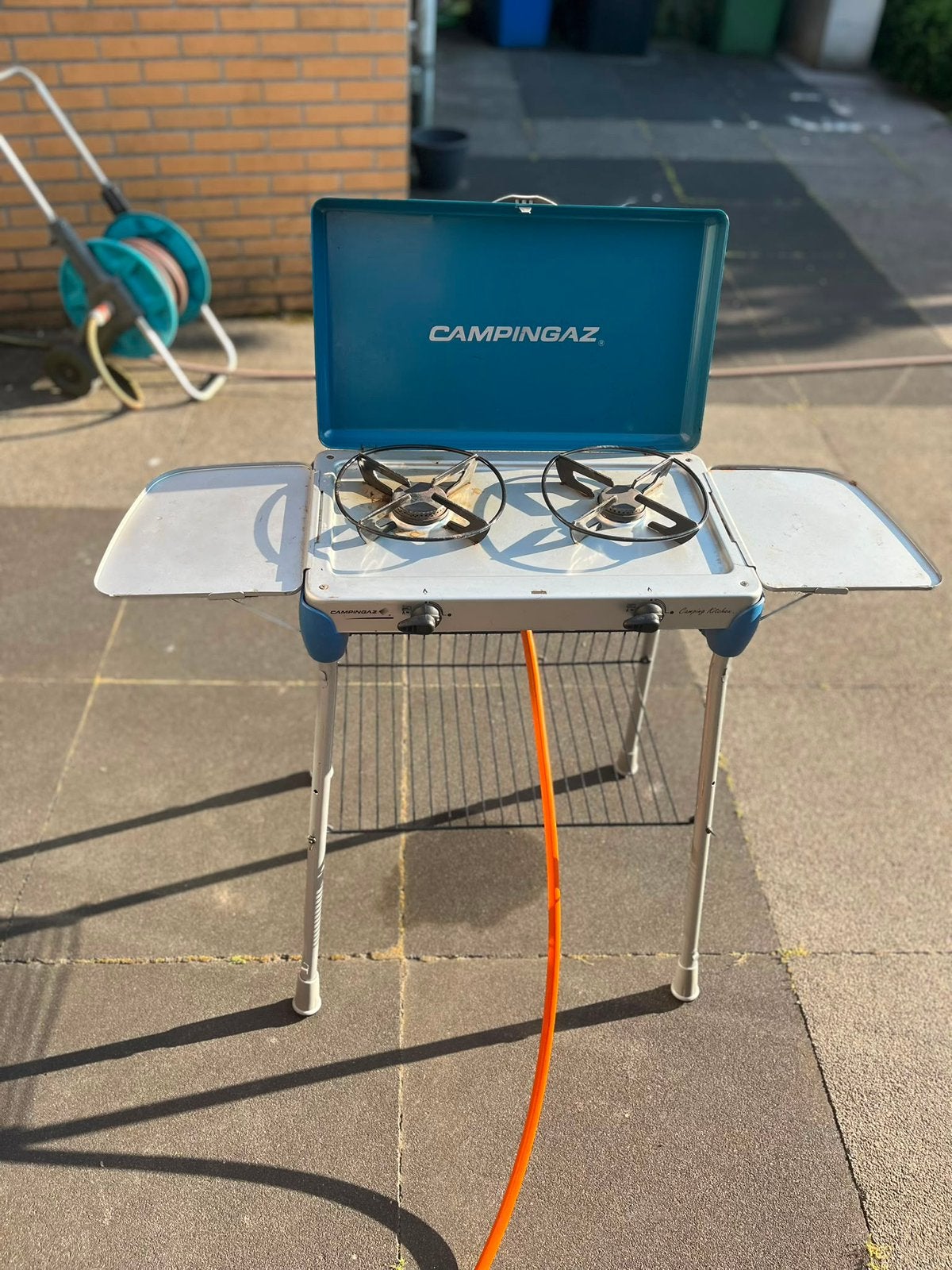 Campingaz kooktoestel, Ophalen, Gebruikt, Campingkast
