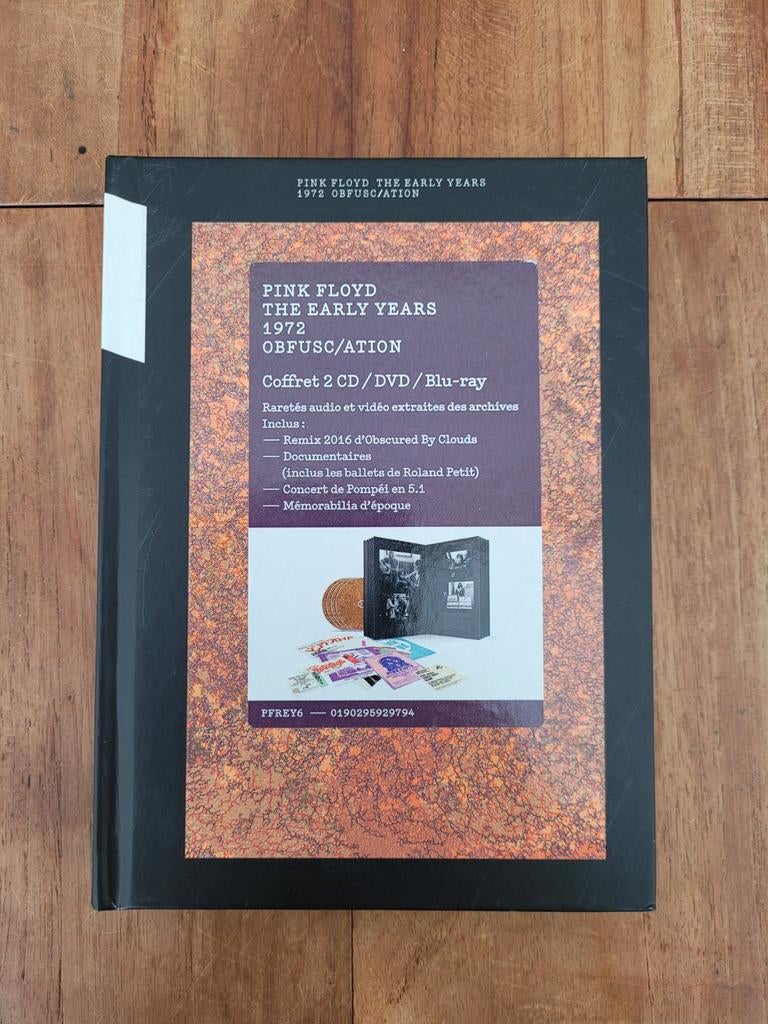 ✅️️Pink Floyd – The Early Years 1972 Obfusc/ation blu ray, Ophalen of Verzenden, Zo goed als nieuw, Muziek en Concerten