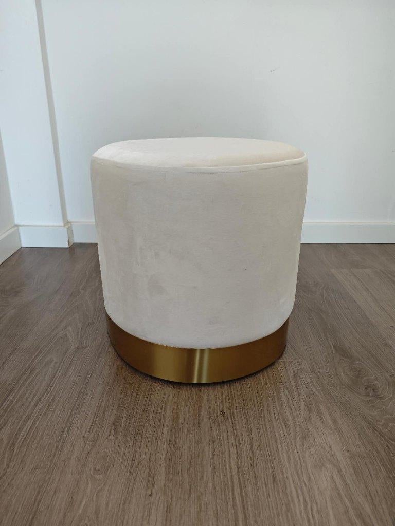 Westwing Poef - Stijlvol en Comfortabel, Huis en Inrichting, Banken | Voetenbanken en Poefen, Minder dan 50 cm, Rond, Minder dan 50 cm