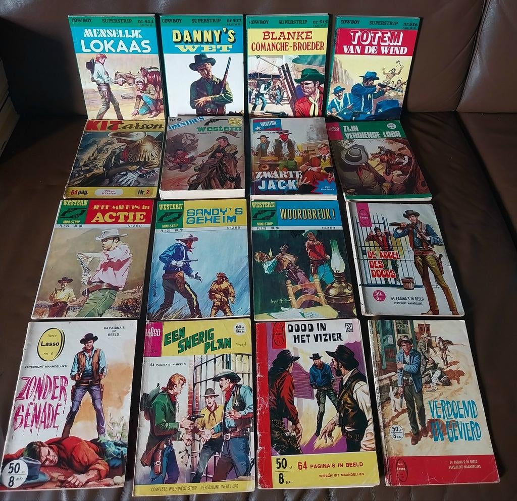 Grote collectie stripboeken: Western, Actie, Avontuur, Boeken, Meerdere stripboeken, Ophalen of Verzenden, Gelezen