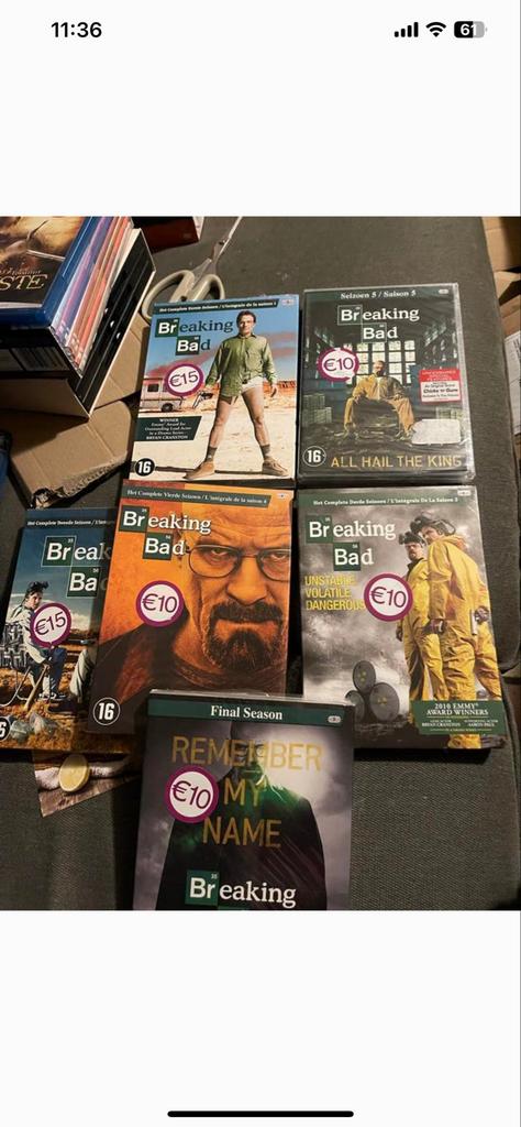 Breaking Bad DVD compleet in seal, Vanaf 16 jaar, Boxset, Drama, Ophalen of Verzenden