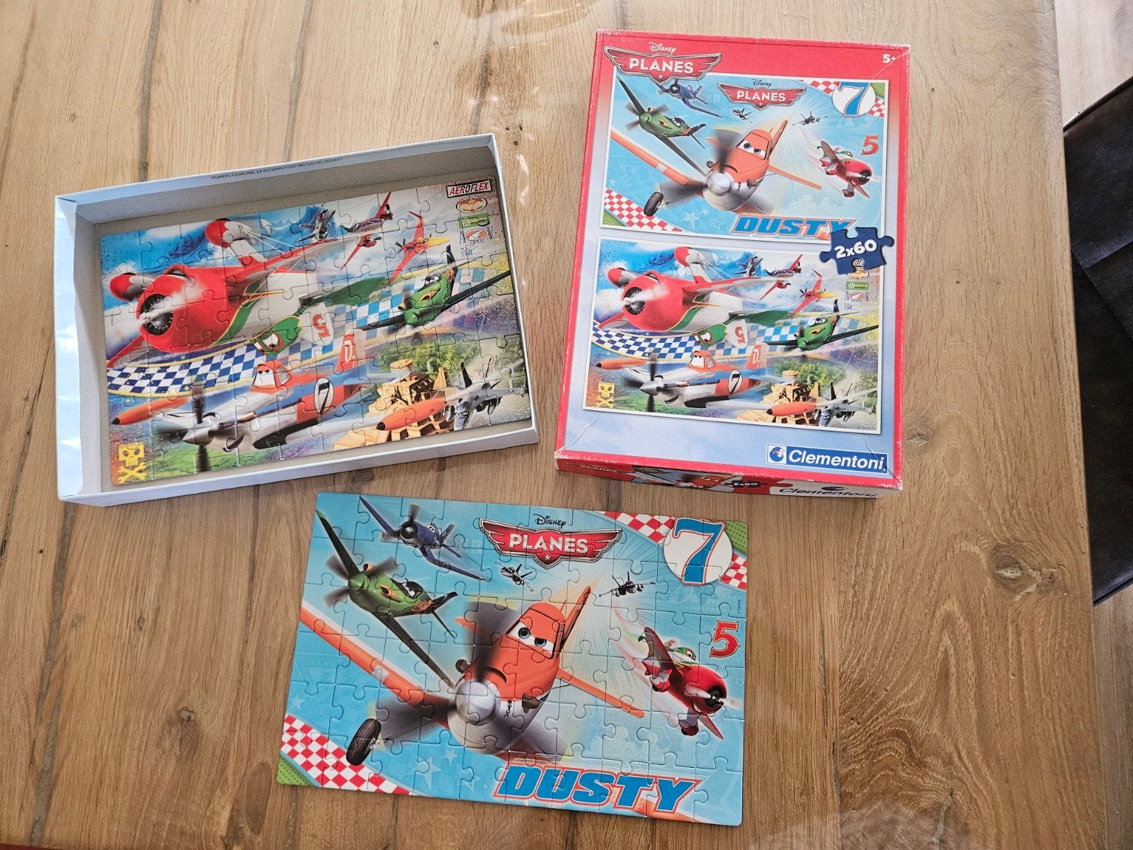 gratis planes puzzel, Ophalen of Verzenden, Meer dan 50 stukjes, Gebruikt