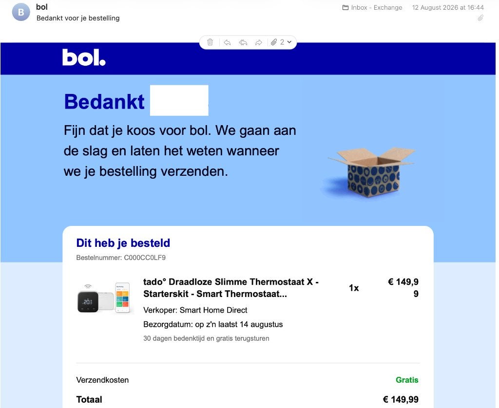 tado Draadloze Slimme Thermostaat X - Starterskit, Doe-het-zelf en Verbouw, Ophalen of Verzenden, Slimme thermostaat, Nieuw