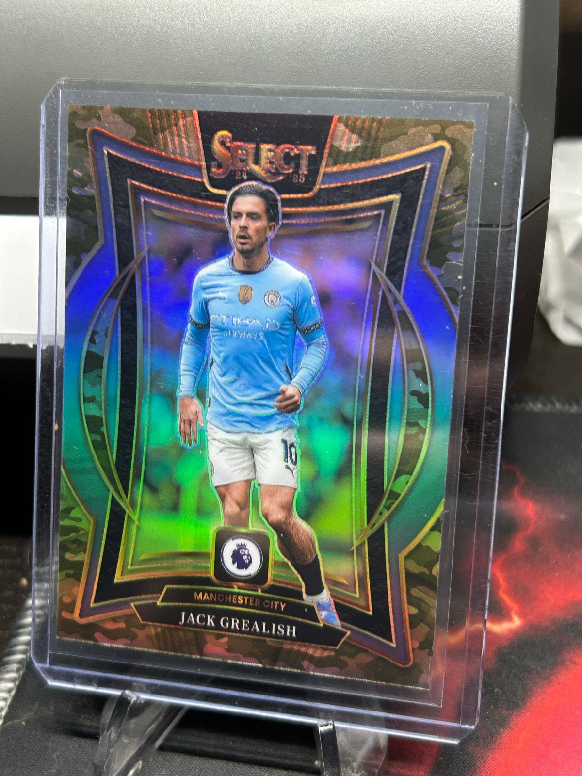 Jack Grealish Panini Select Premier League Kaart, Ophalen of Verzenden, Zo goed als nieuw, Buitenlandse clubs, Spelerskaart