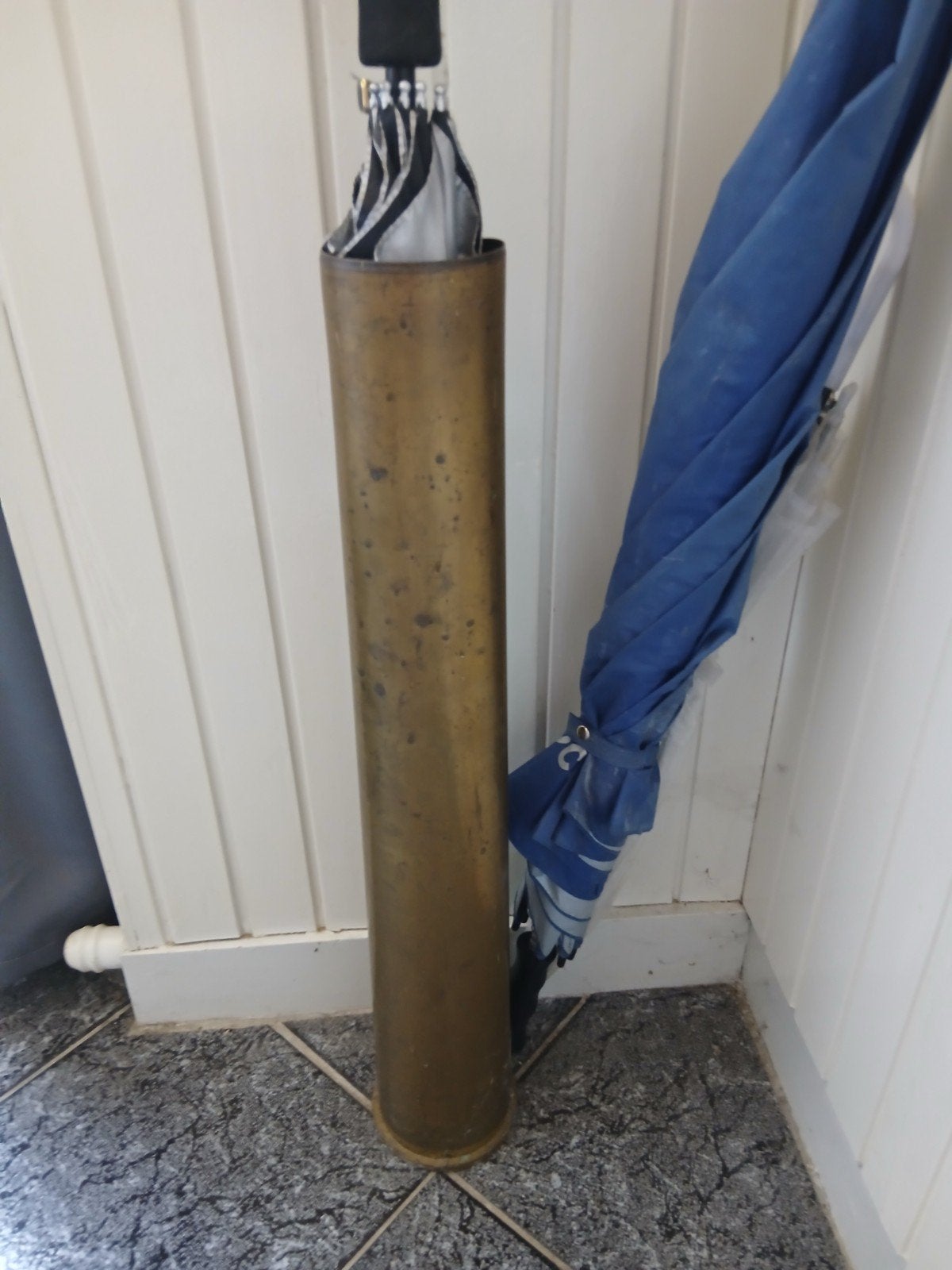 Paraplu houder, Ophalen, Gebruikt