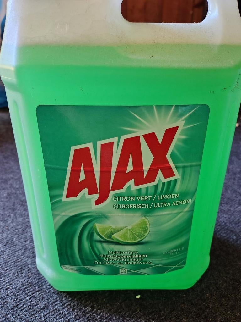 Ajax Allesreiniger Citroen Vert 5 Liter, Huis en Inrichting, Ophalen of Verzenden, Schoonmaakmiddel
