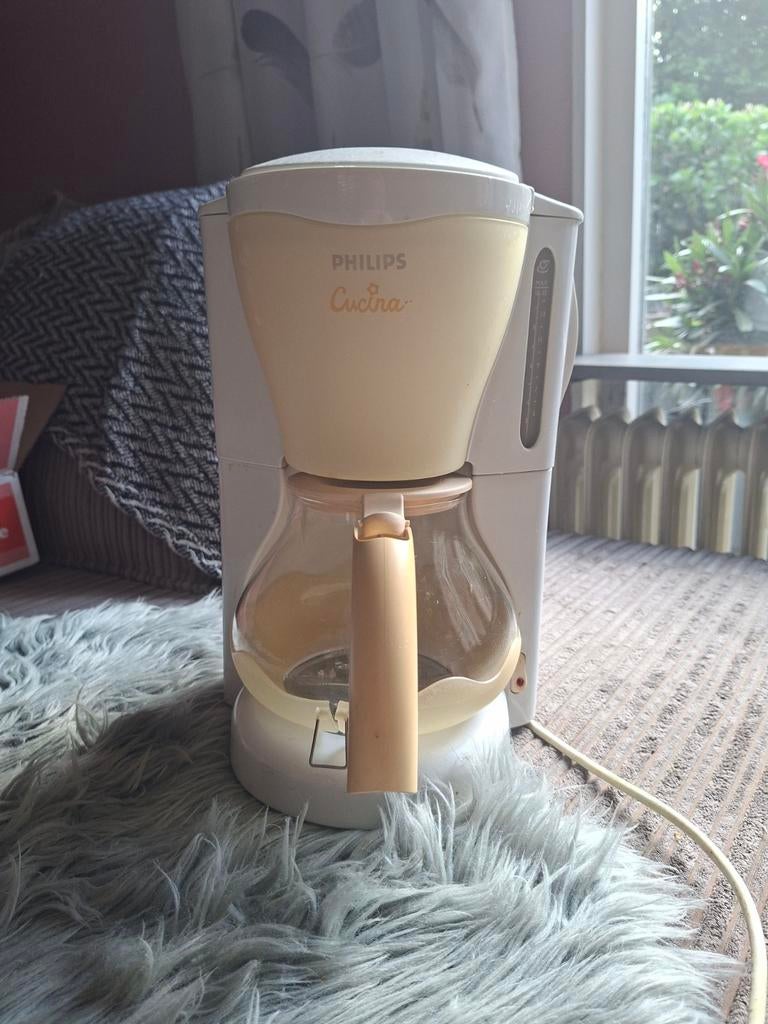 Philips Cucina Koffiezetapparaat - Gebruikt, Witgoed en Apparatuur, Gebruikt, 10 kopjes of meer, Koffiemachine, Gemalen koffie
