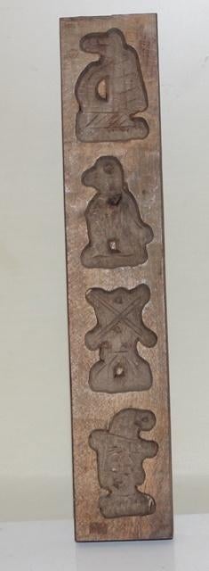 Koekplank 4 figuren - 1712, Ophalen of Verzenden