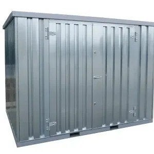 Demontabele container 4m x 2m., Ophalen