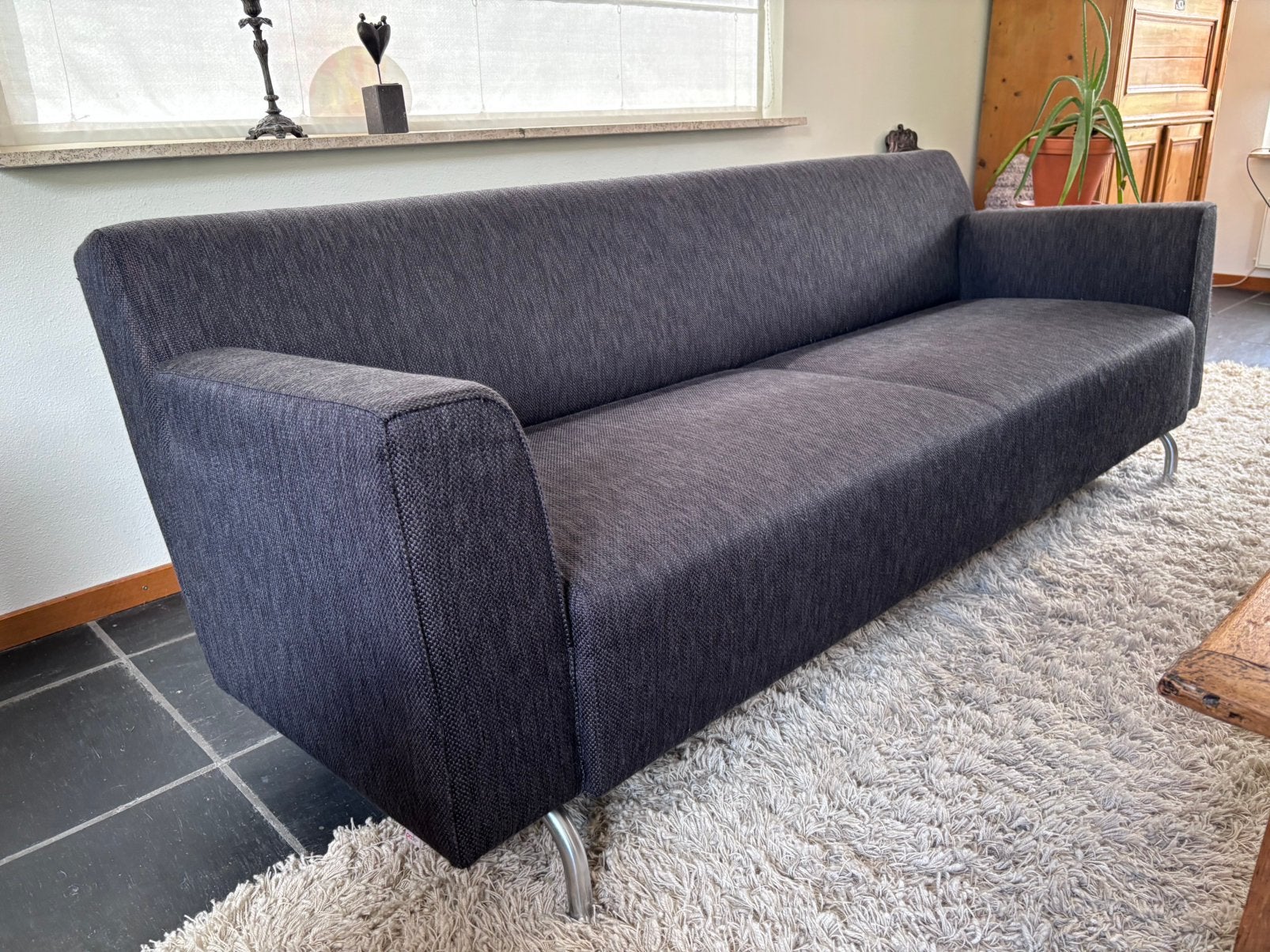 Pode design Leolux bankstelsel en 2 fauteuils, Ophalen, Driepersoons, 75 tot 100 cm, Zo goed als nieuw