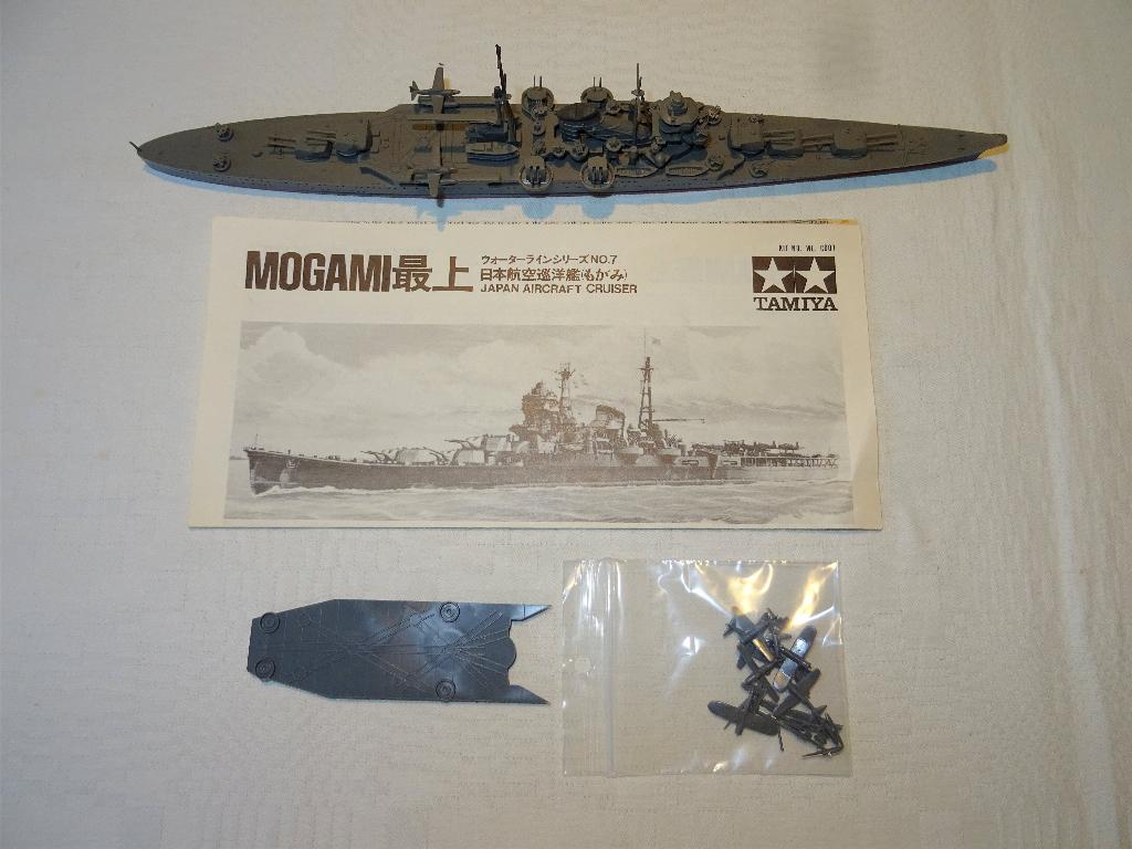 Mogami - Japan - Tamiya - 1:700, Hobby en Vrije tijd, Modelbouw | Boten en Schepen, Ophalen of Verzenden, Gebruikt, 1:200 of kleiner