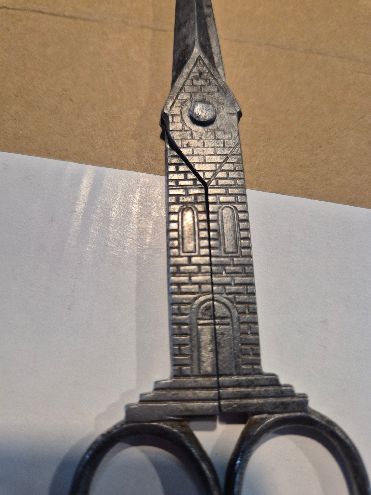 Chapel-tower schaar rond 1890 15 cm, Ophalen of Verzenden