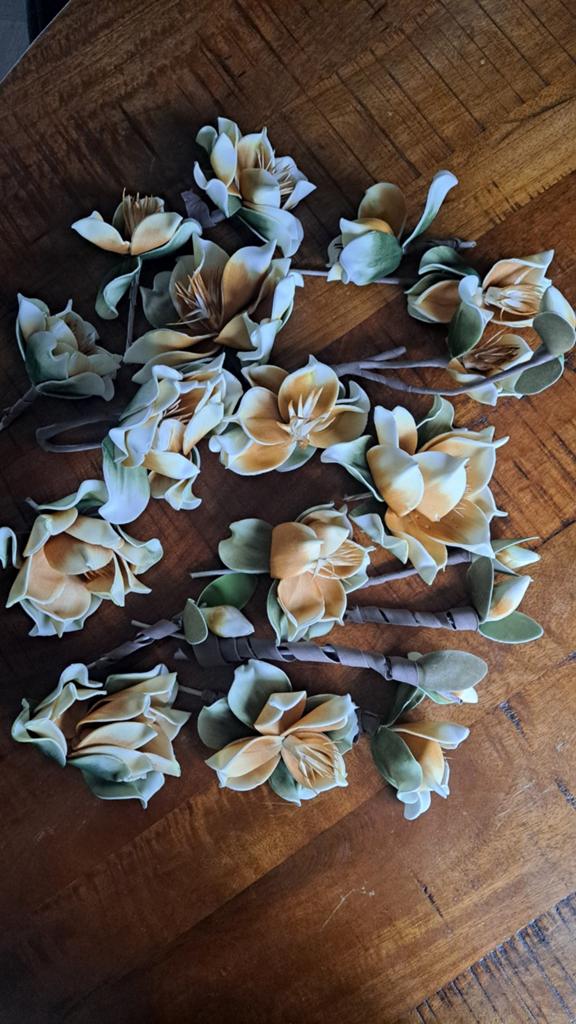 Set kunstbloemen, Huis en Inrichting, Woonaccessoires | Kransen, Ophalen, Gebruikt