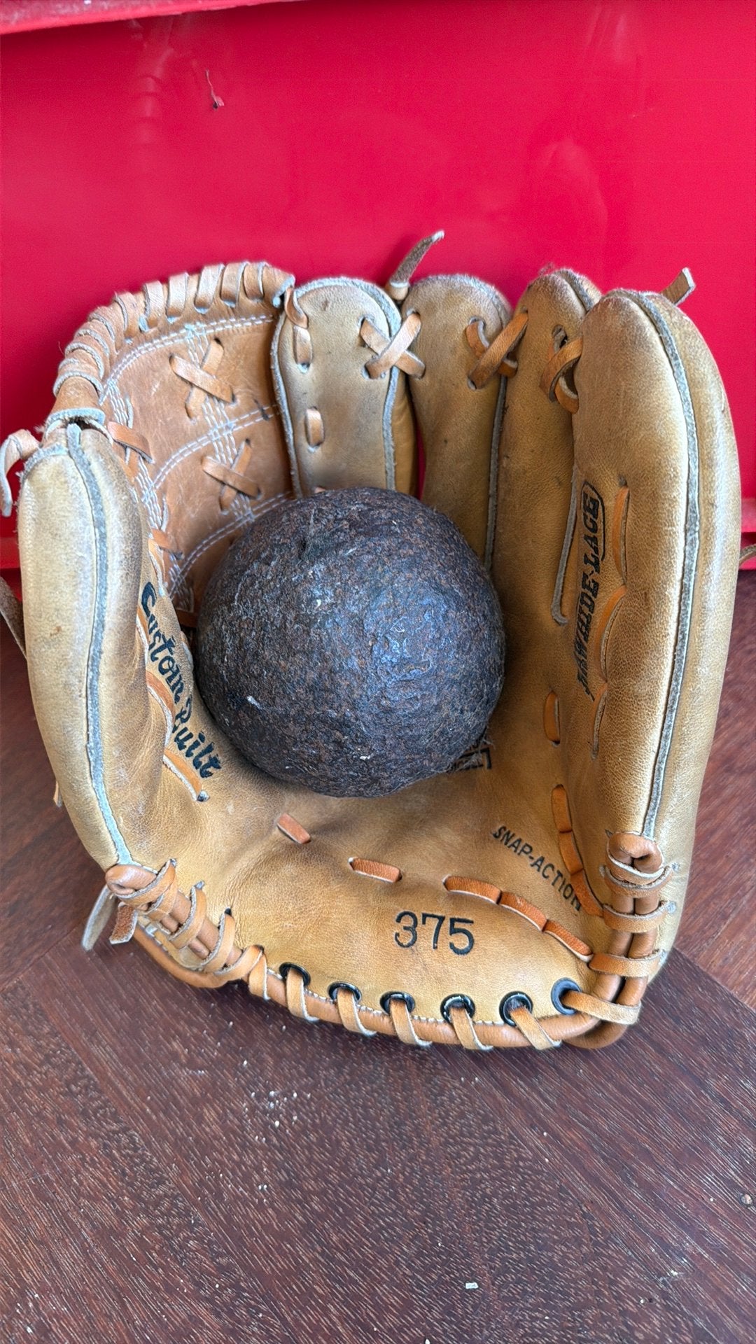 Softbalhandschoen, links en rechts, pupillen of aspiranten, Sport en Fitness, Ophalen of Verzenden, Gebruikt, Softbal, Handschoen