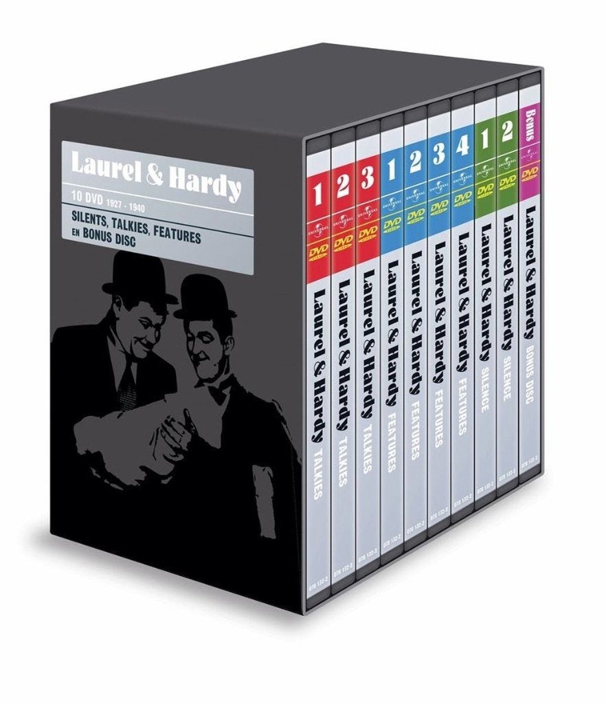 DVD BOX LAUREL EN HARDY, Alle leeftijden, Nederlands, Ophalen of Verzenden, Zo goed als nieuw