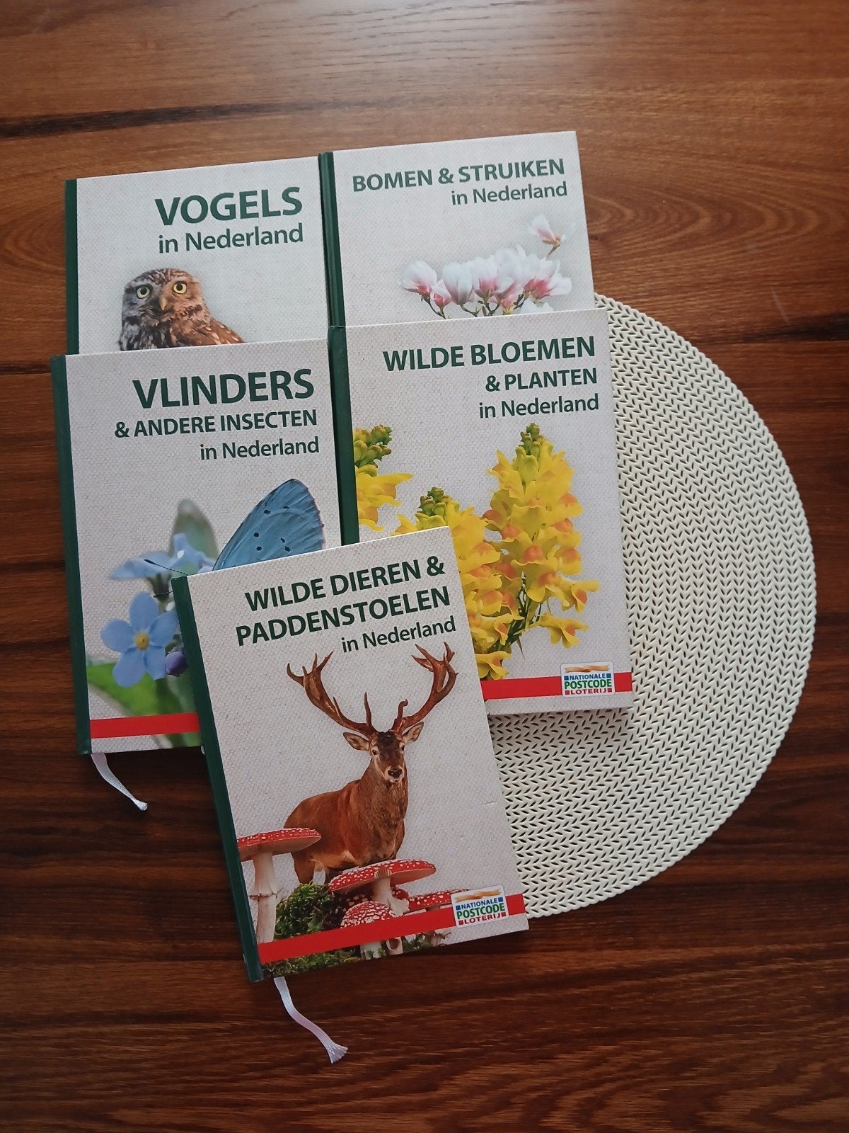 Natuurboeken set compleet, Nederland, 5 boeken, Boeken, Natuur, Ophalen of Verzenden, Nieuw, Natuur algemeen, Diverse auteurs