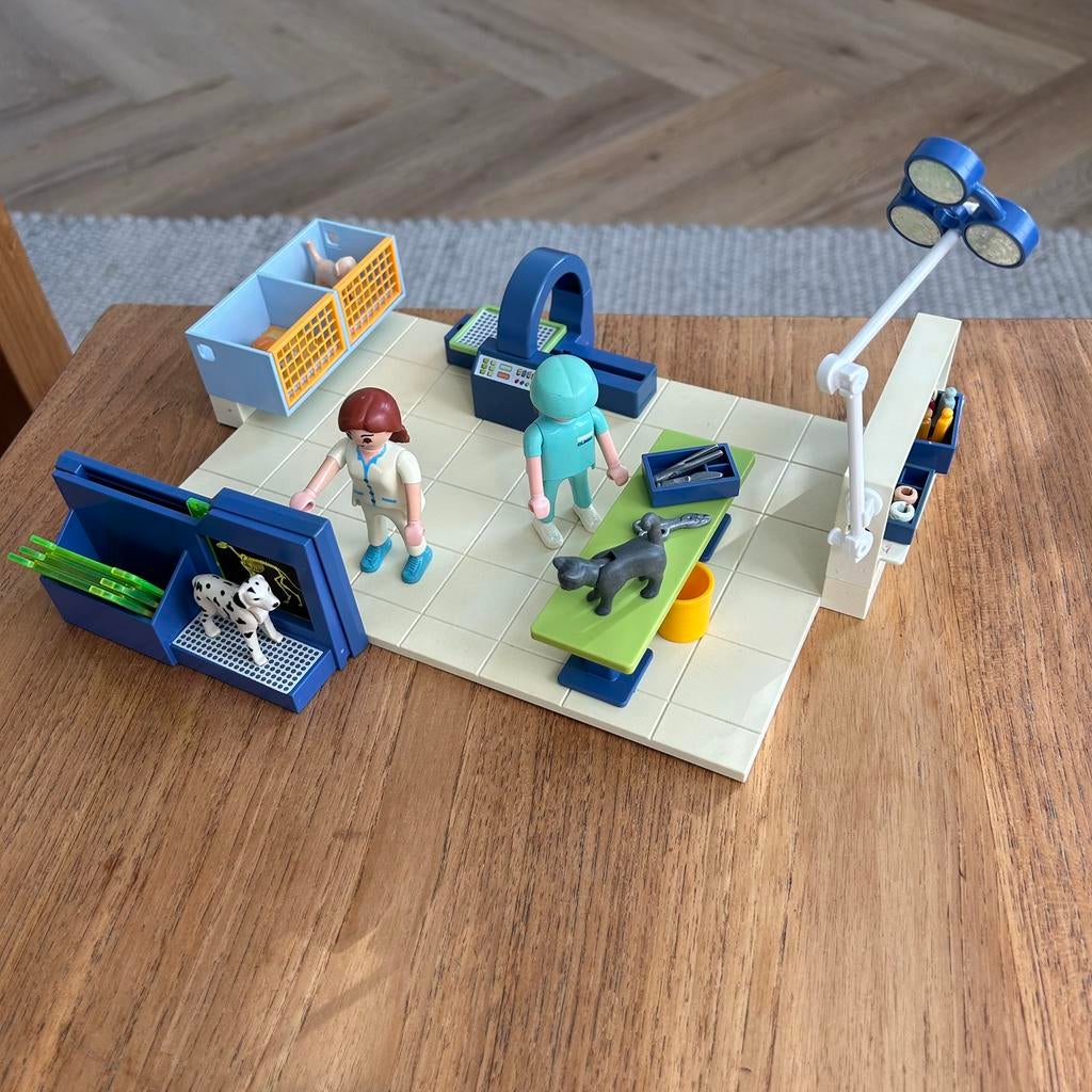 Playmobil dierenkliniek, Ophalen of Verzenden, Zo goed als nieuw