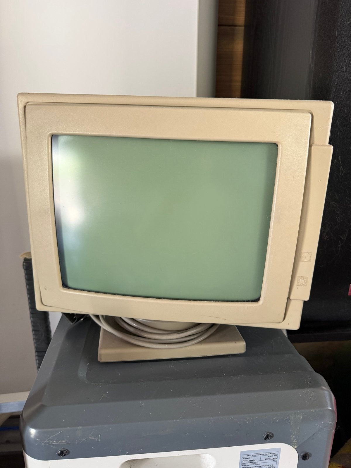 Oud Olivetti monochroom beeldscherm MD 12 A/4009, Computers en Software, Vintage Computers, Ophalen
