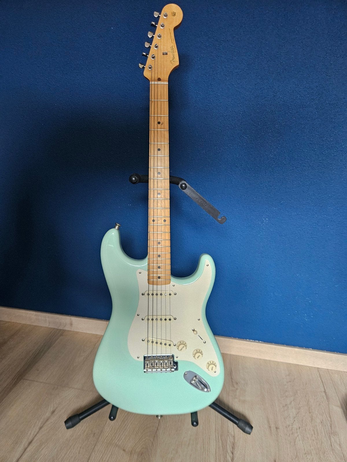 Fender Stratocaster Classic 50s - surf green, Ophalen, Gebruikt, Solid body, Fender