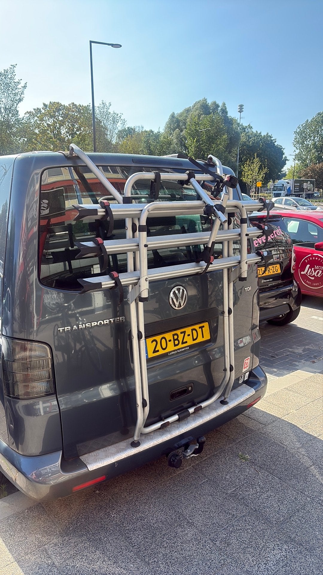 Te koop fietsen dragen vw t 4/5/6, Ophalen of Verzenden, Zo goed als nieuw, Trekhaakdrager