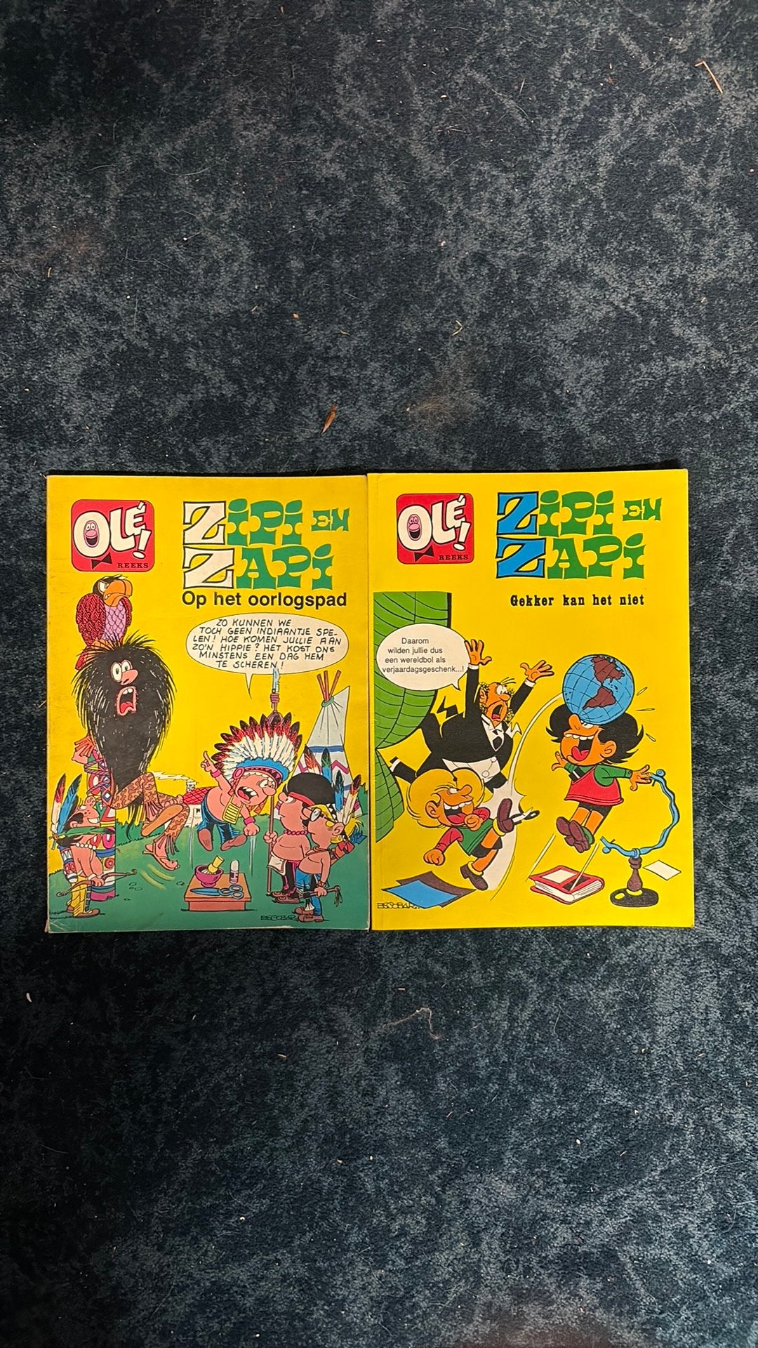2x stripboek jaren 60/70, Meerdere stripboeken, Ophalen of Verzenden, Zo goed als nieuw
