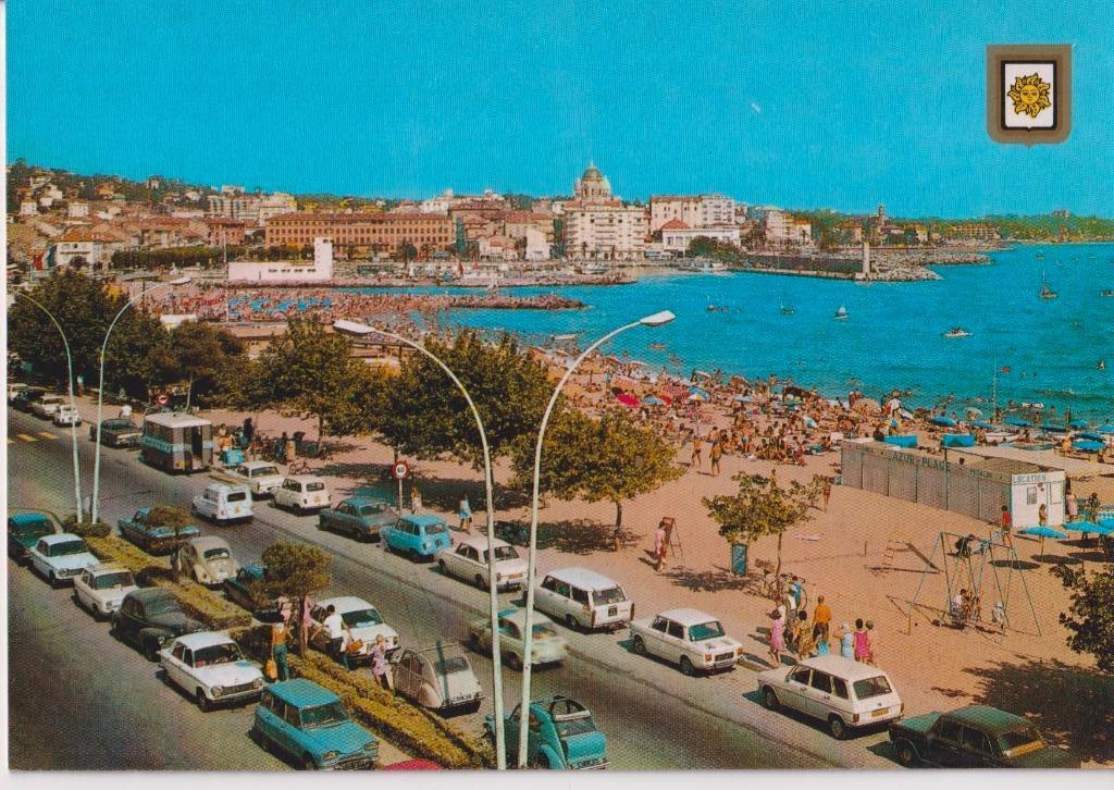 Frankrijk, Frejus met auto's, Citroen 2CV Malles Bombees, Ophalen of Verzenden, 1960 tot 1980, Ongelopen, Frankrijk