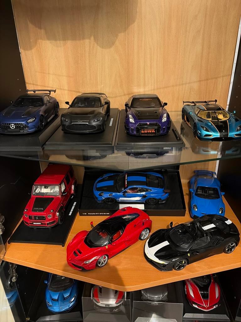 Modelauto Ferrari LaFerrari rood, Gebruikt, Auto, Groter dan 1:32, Ophalen