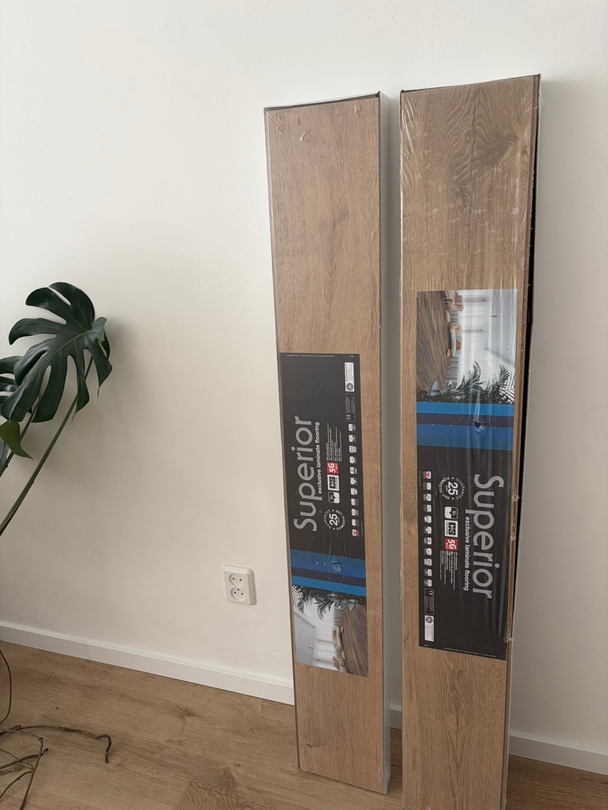 Nieuwe laminaat Welsh Oak Beige Gamma, Ophalen, Nieuw