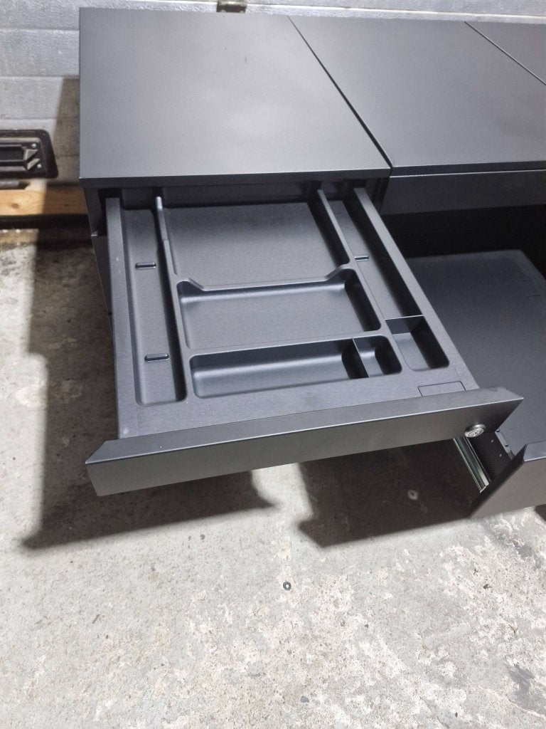 Robberechts projectline ladeblokken, zwart (60 op voorraad), Zwart, Slachthuisstraat 21 2300 Turnhout, Met lades, Ophalen of Verzenden